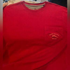 Tommy Bahama T-Shirt Short Sleeve Crewneck Red